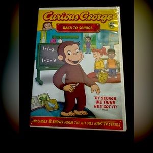 Curious George, back to school on DVD